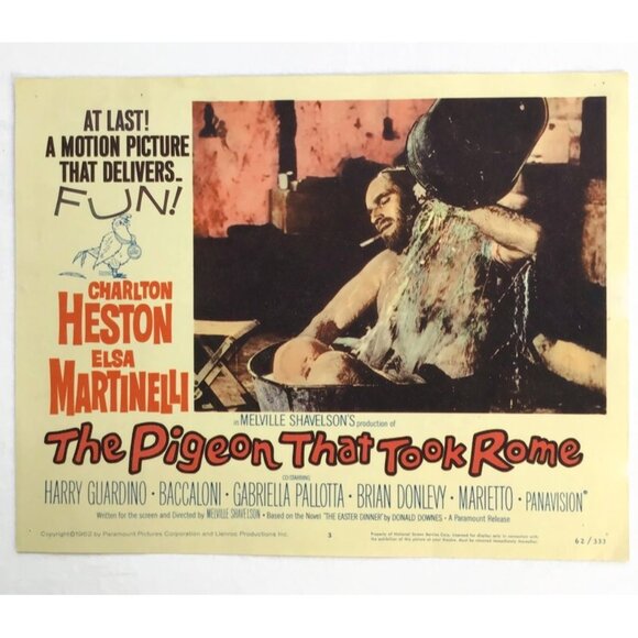 10 - 1950s 60s Movie Lobby Cards Mixed Lot 11x14 Vintage War & Peace Tobacco Rd - Picture 2 of 14